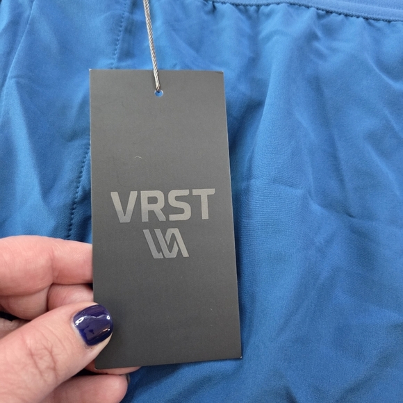 VRST Men's Relaxed Fit Running Shorts New XXL 5" Inseam Blue Tide Accelerate - Picture 2 of 13